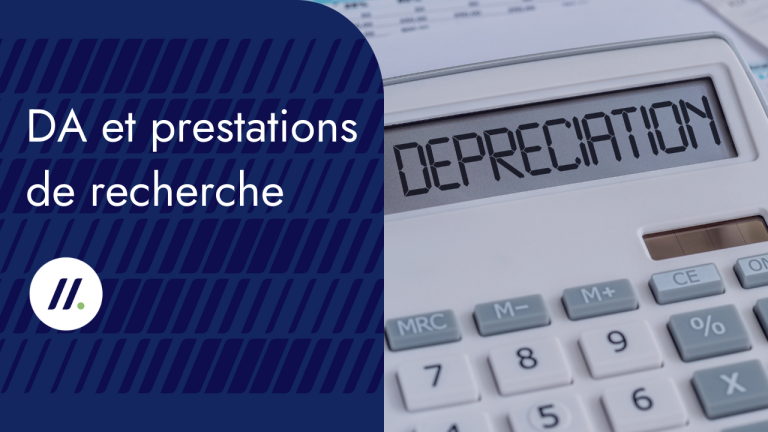 Eligibilité des dépenses : Dotations aux amortissements et prestations de recherche