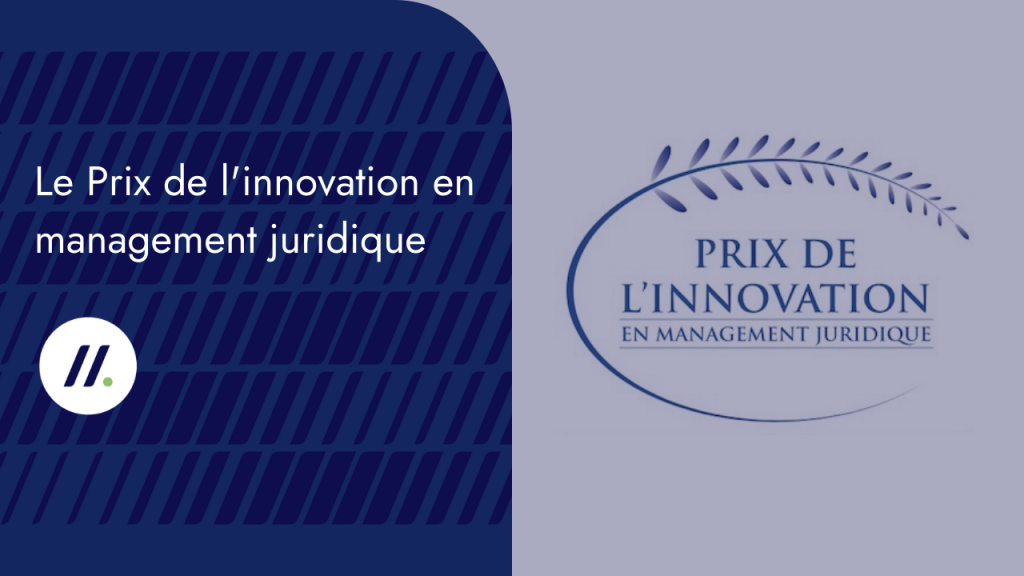Le Prix de l'innovation en management juridique
