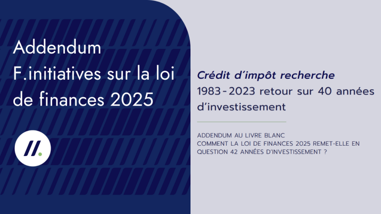 F.initiatives - Addendum F.initiatives sur la loi de finances 2025
