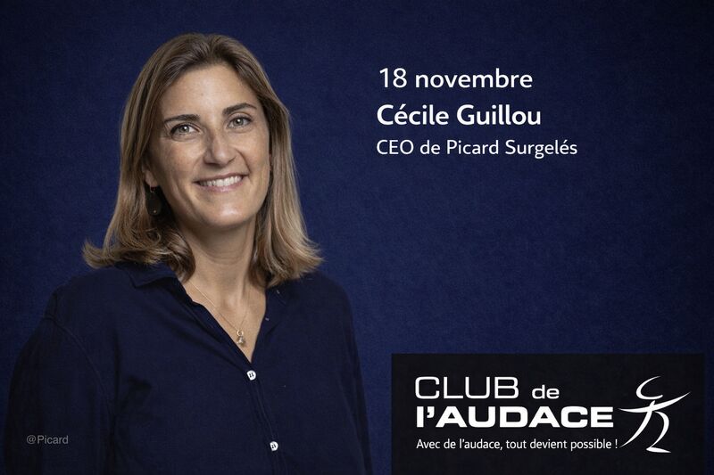 Petit déjeuner du Club de l&rsquo;Audace avec Cécile Guillou, CEO de Picard Surgelés